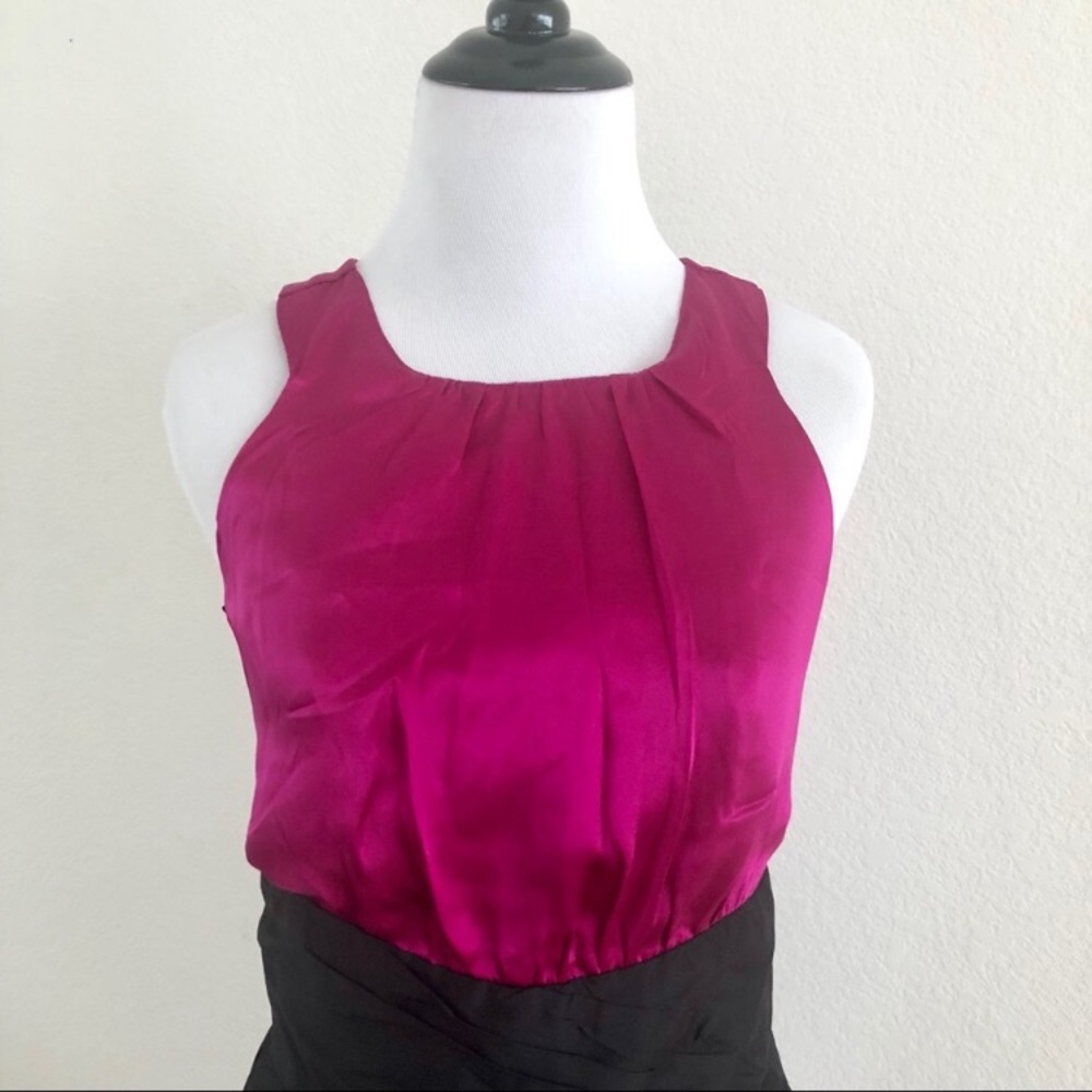 Alexia Admor Black/ Fuschia Bubble Sheath Dress - Picture 5 of 9